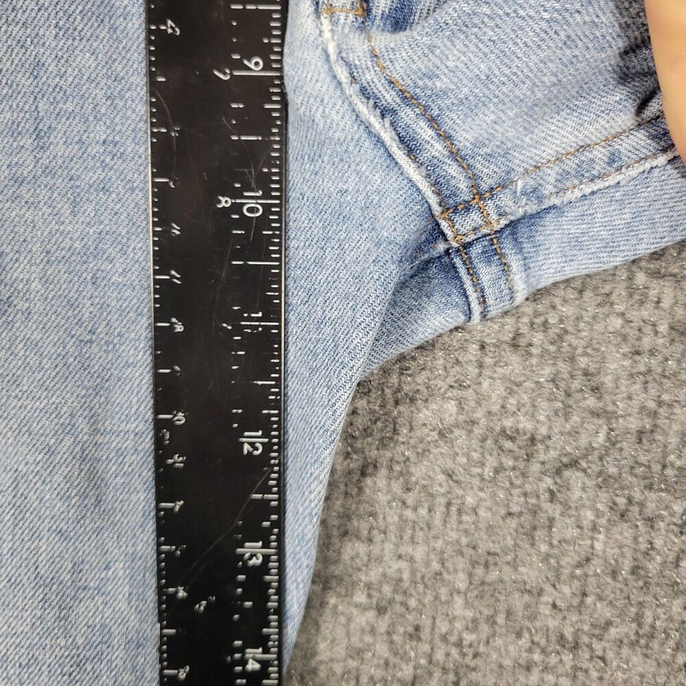 AGOLDE Willow Mid Rise Slim Crop Stretch Denim Blue Jeans Organic Cotton SIZE 30 - Picture 12 of 13